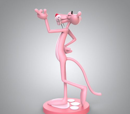 Figuras 3d La Pantera Rosa De Friz Freleng