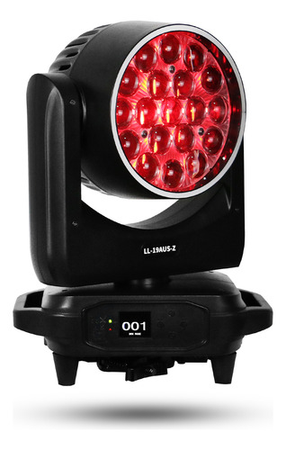 Fly Case Moving Mac Aura Borda Led 19x15w Rgbw Cmy Beam Wash