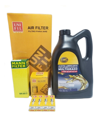 Kit Afinacion Vw Vento 1.6 2014-2018 Aceite Multigrado 15w40