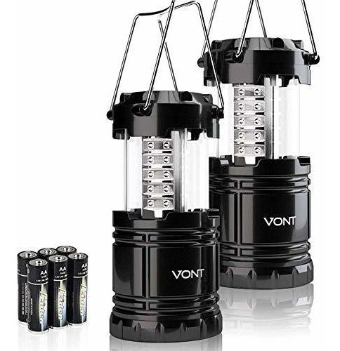 Linterna De Camping Vont Led Para Acampar Portatiles 2 Pzs