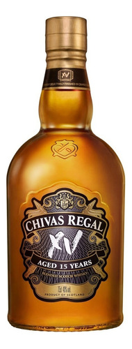 Whisky Escocês Blended Chivas Regal XV Garrafa 750ml