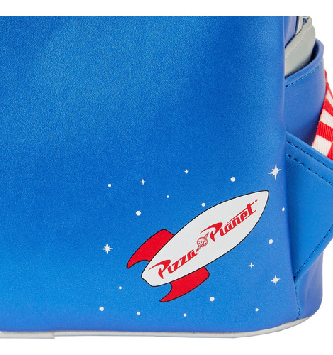 Disney Toy Story: Pizza Planet Space Entry Mini Backpack Loungefly Color Azul Acero