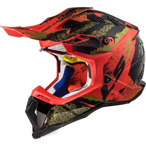 Casco Moto Cross Ls2 470 Subverter Claw 2020 Solomototeam