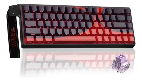 Teclado Magnético Aula Win68 He Max 8000hz 0.01mm Hall Efect Preto