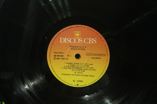 Lp Roger Waters, Radio Kaos (Usado)