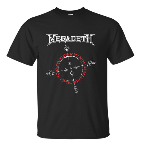 Playera Megadeth Cryptic Writings