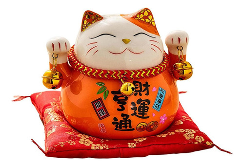 . 2 Piezas Estilo Japonés Vintage Maneki Neko Buena Suerte