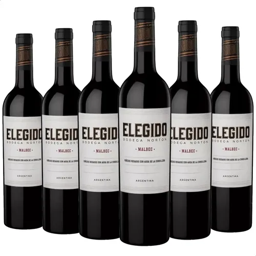 comprar Vino Norton Elegido Tinto Malbec 750ml Mendoza Caja Pack X6