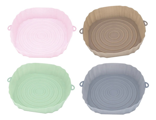 Generic Cesta De Silicona Para Horno Airfryer, 4 Unidades