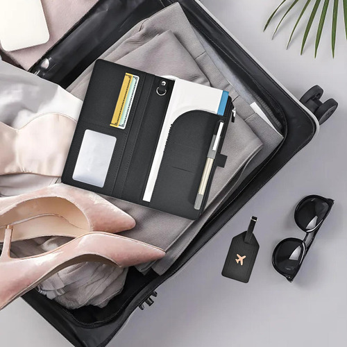 Funda Para Pasaporte, Tarjetero, Accesorios De Viaje Para