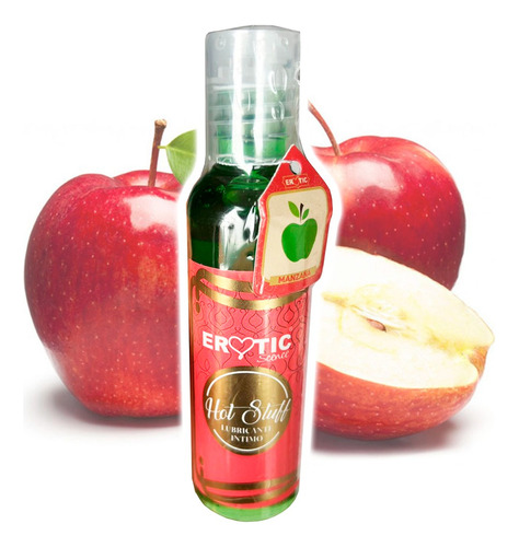 Lubricante Comestible Saber A Manzana Sexo Oral, Anal 80ml