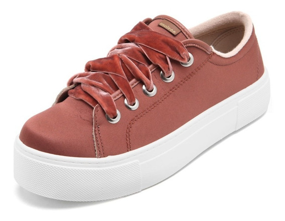 tenis puma rose com fita