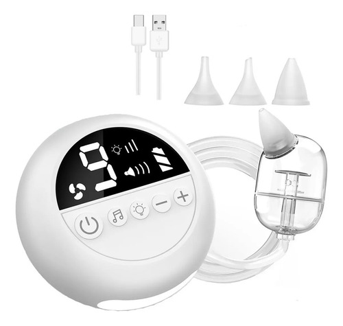 Aspirador Nasal Elétrico Bebê Ns-602 Para Remover Muco Nasal