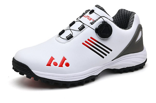 Zapatos De Golf Impermeables Para Hombre Botón Giratorio