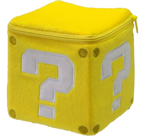 Peluche Plush Little Buddy  Super Mario Coin Box, 5''