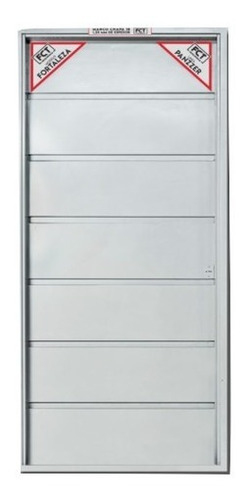 Imagen 1 de 6 de Puerta Chapa Inyectada 80x200 Super Pesada Fortaleza Panzzer