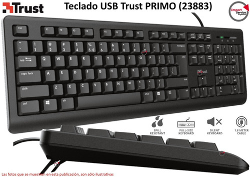 Teclado Usb Trust Primo (23883)
