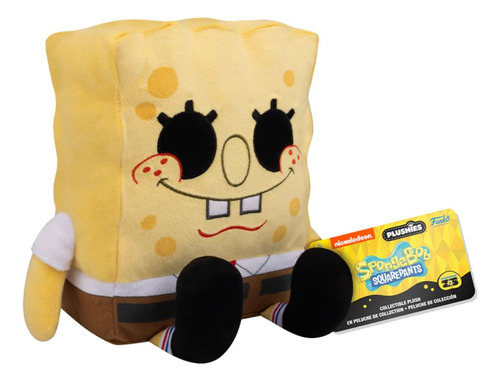 Boneco De Pelúcia Bob Esponja Calça Quadrada Da Funko