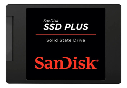 Ssd Sandisk 480gb Sata 3 Ssd Plus 6gb/s Sdssda-480g Preto