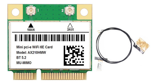 Tarjeta De Red Inalámbrica Ax210 5374m Wifi 6e 5g Gigabit Mi