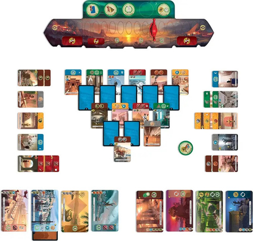7 Wonders Duel, Jogo De Tabuleiro, Maiores De 10 Anos, 2 Jog