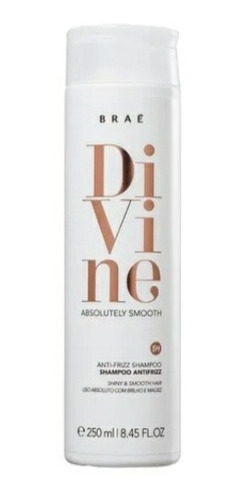 Braé Shampoo Divine250ml - Anti-frizz Brilho E Maciez