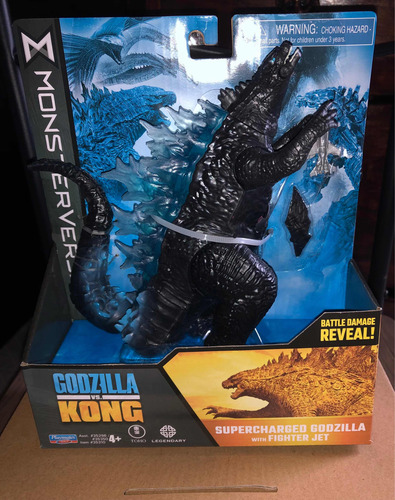 Figura De Acción / Godzilla Supercharged Con Accesorio Jet (Usado)