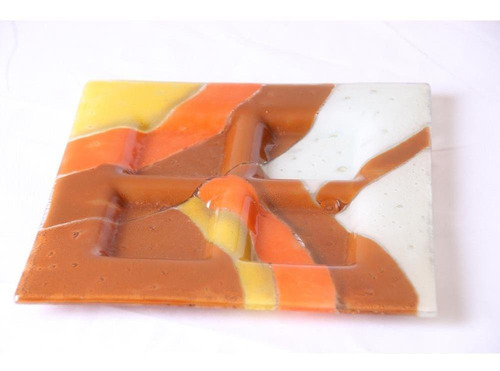 Copetinero Cuadrado De Vitrofusion
