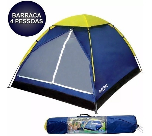 Barraca Camping Tenda Iglu 4 Pessoas Mor Acampamento