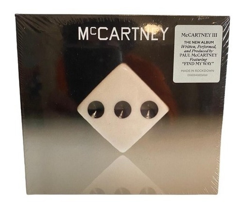 Imagen 1 de 5 de Paul Mccartney Mccartney Iii Cd Europe Nuevo