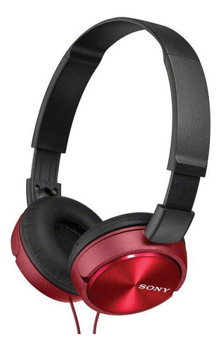 Auriculares Sony Zx Series Mdr-zx310ap Rojo Con Micrófono
