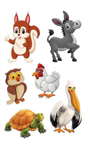 Imagen 4 de 10 de Tatuajes Temporales Tattoo Animalitos X10 Planchas Souvenir