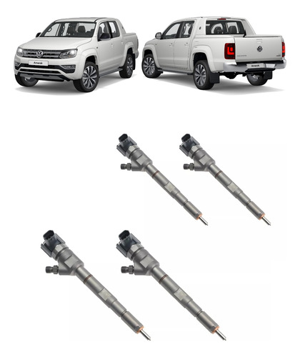 4 Bicos Injetores Originais Vw Amarok 2012/17 03l130277q 