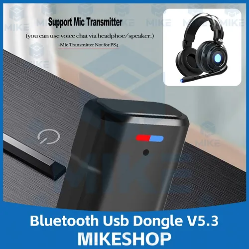 Transmisor Bluetooth 5.3 Para Nintendo Switch Ps5 / 4 / Mike