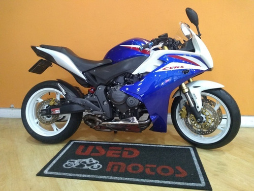 Imagem 2 de 9 de Honda Cbr 600 F 2013 Azul
