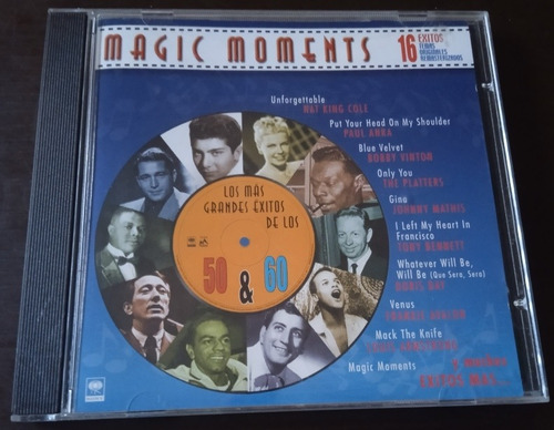 Magic Moments 16 Éxitos - Varios Cd En Mb Estado