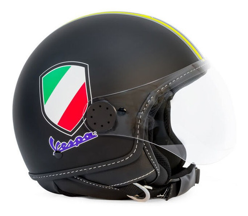 Casco Vespa V-stripes Negro 