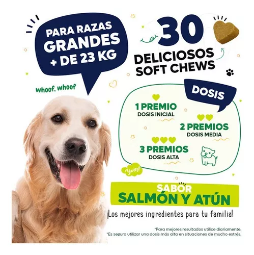 Aceite de Salmón y Oliva para Perros Relajante】Waggy's® –