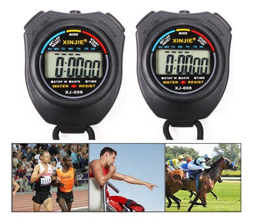 2 Cronómetro Digital Y Profesional Para Deporte Temporizador