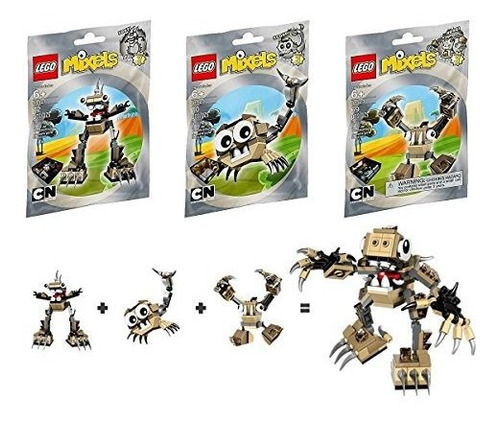 Lego Mixels Series 3 Bundle Conjunto De Spikels Footi 41521