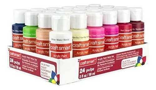 Craft Smart - Pintura Acrilica 24 Unidades