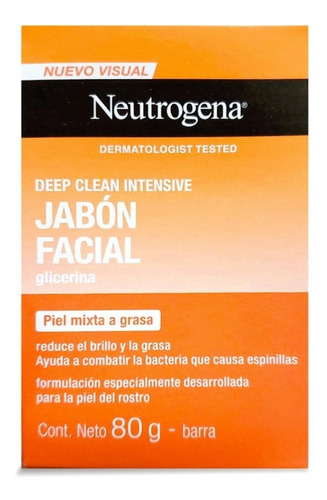 Neutrogena Jabon En Barra Deep Clean Intensive