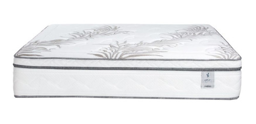Imagen 2 de 5 de Colchón 2 plazas de resortes Rosen Neo+ blanco - 150cm x 200cm x 33cm