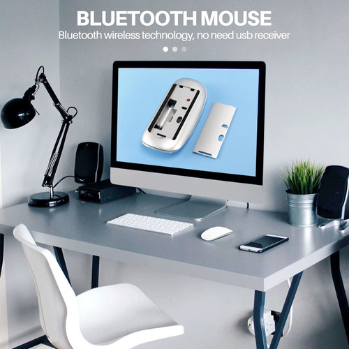 Computadora Recargable Silenciosa Inalámbrica Bluetooth