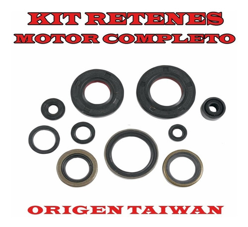 Kit Retenes Motor Completo Honda Crf 250 10-11 9 Pcs En Fas