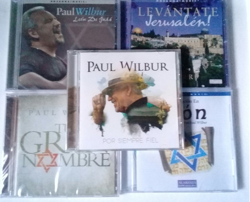 Paul Wilbur - Lote X 5 Cd + 1 Dvd - Música Cristiana