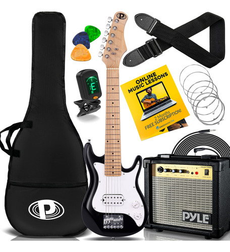 Kit Guitarra Electrica Amplificador Para Niño 30  Juego Mini