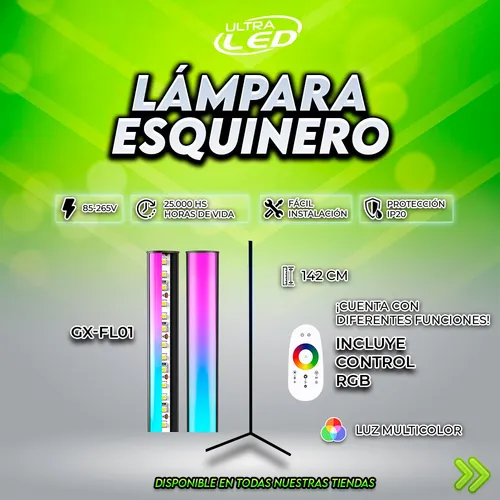 Lampara Esquinero 142cm