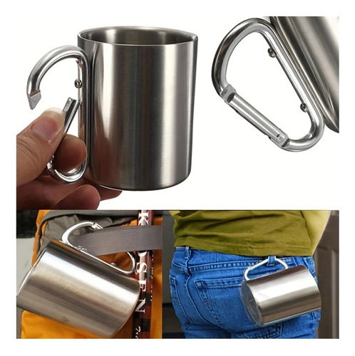 Vaso De Agua Portátil Para Viajes Y Camping, 1 Pieza Con