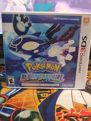 Pokemon Alpha Sapphire Mídia Física Nintendo 3ds